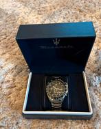 Maserati heren horloge, Ophalen of Verzenden, Zo goed als nieuw, Staal, Overige merken