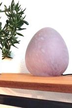 ''ei'' Glas tafellamp in de stijl van La Verrerie de Vianne, Ophalen, Minder dan 50 cm, Glas, Gebruikt