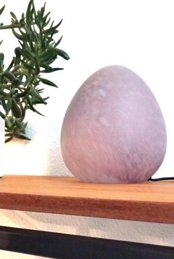 ''ei'' Glas tafellamp in de stijl van La Verrerie de Vianne beschikbaar voor biedingen