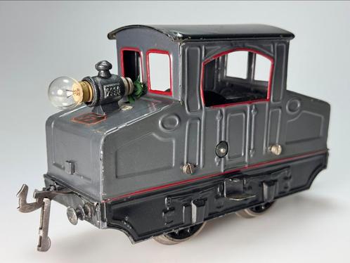Topstaat Bing spoor 0 elektrische tunnel locomotief, Antiek en Kunst, Antiek | Speelgoed, Ophalen of Verzenden