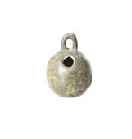 Gegoten bronzen paardenbel, 16-17e motief en nummer 3   b844, Ophalen of Verzenden