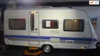 HOBBY de LUXE 450 UF 2008 VASTBED RONDZIT MOVER BOVAG 2026 l, Caravans en Kamperen, Caravans, Hobby, Mover, Bedrijf, 750 - 1000 kg