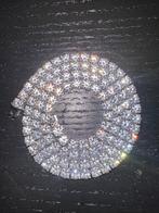 56cm Moissanite Tennis Ketting – 54,5ct GRA Cert – VVS1, Ophalen of Verzenden, Zo goed als nieuw, Zilver
