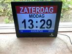 Digitale datum-tijdklok, Ophalen of Verzenden, Gebruikt, Digitaal, Wandklok