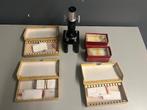 Fodor microscoop met vintage prepared slides, Audio, Tv en Foto, Optische apparatuur | Microscopen, Ophalen, Minder dan 400x