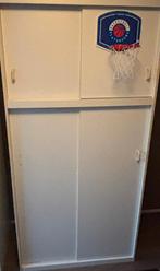 Witte Kast met Schuifdeuren 200 x 100 x 60, Kinderen en Baby's, Kinderkamer | Commodes en Kasten, Ophalen, Gebruikt, Kast, 50 tot 70 cm