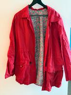 Rode Jas met Bloemenvoering, Ophalen of Verzenden, Gedragen, Maat 38/40 (M), Rood
