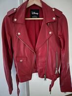Nikkie by Disney rood leer bikerjack maat 34, Kleding | Dames, Jassen | Zomer, Ophalen of Verzenden, Zo goed als nieuw, Nikkie