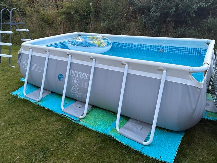 Intex Prism Frame Zwembad, Tuin en Terras, Zwembaden, Zo goed als nieuw, Opzetzwembad, Minder dan 80 cm, 200 tot 400 cm, Minder dan 200 cm