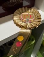 Button 50 jaar, Ophalen of Verzenden, Nieuw, Overige onderwerpen, Button