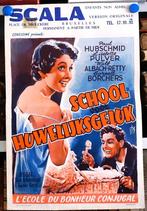 Filmposter L'ecole du bonheur conjugal School huwelijksgeluk, Ophalen of Verzenden, Gebruikt, A1 t/m A3, Film en Tv