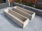 Lange smalle bloembakken van steigerhout, diverse lengtes., Tuin en Terras, Ophalen, Tuin, Minder dan 30 cm, 100 cm of meer