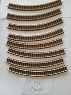 Set van 8 nieuwe fleischmann bochten n spoor, Hobby en Vrije tijd, Modeltreinen | N-Spoor, Gelijkstroom, Fleischmann, Nieuw, Rails