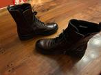Donker rode boots maat 41, Ophalen, Zo goed als nieuw, Rood, Lage of Enkellaarzen