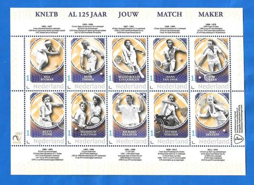 NVPH V3642P 125 jaar KNLTB (postzegelvel), Postzegels en Munten, Postzegels | Nederland, Postfris, Na 1940, Verzenden