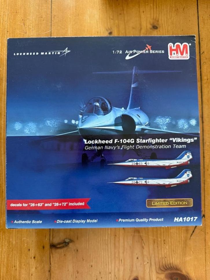 Hobby Master HA1017 F-104G Viking Team Marineflieger German, Verzamelen, Luchtvaart en Vliegtuigspotten, Gebruikt, Schaalmodel