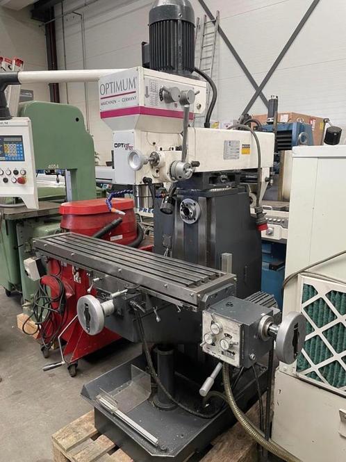 freesbank Optimum MT50L met digitaal, bj. 2020, Doe-het-zelf en Verbouw, Gereedschap | Freesmachines, Gebruikt, Elektrisch, Overige soorten