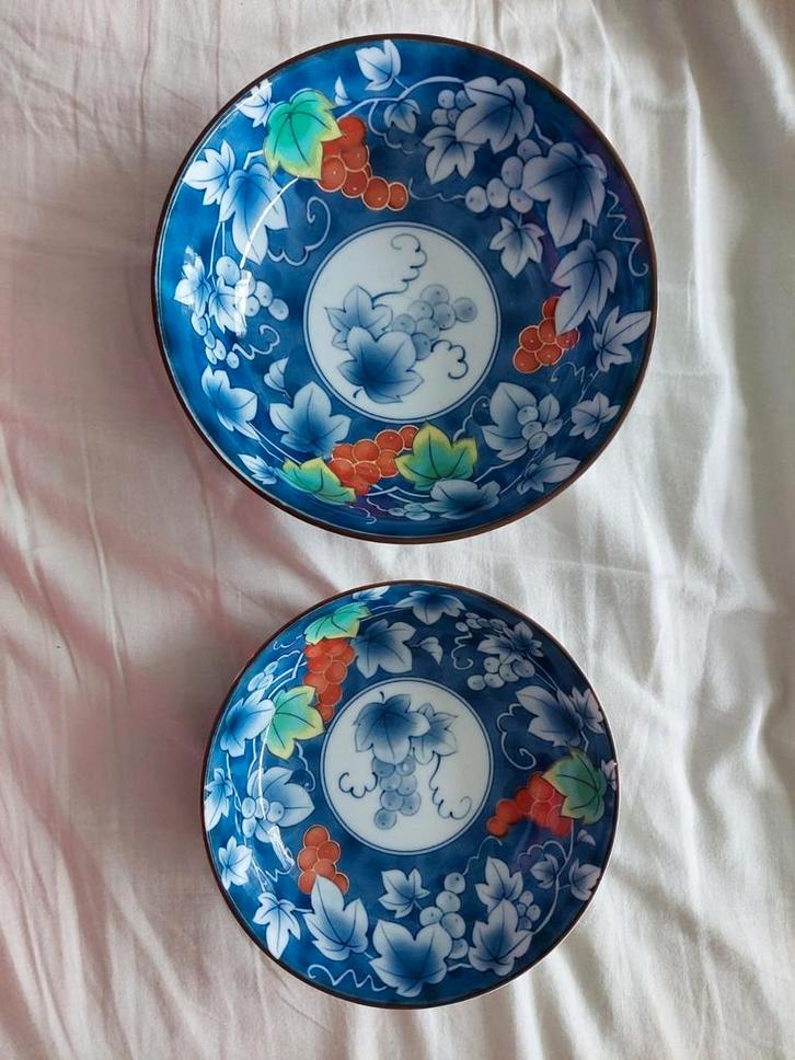 Te koop twee handbeschilderde chinese borden., Antiek en Kunst, Antiek | Porselein, Ophalen of Verzenden