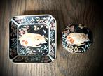 Doosje Curiosa Antiek porselein schaal deksel vintage poes, Verzenden
