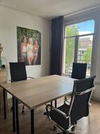 Bureau stoelen 8 stuks, Ophalen, Gebruikt, Zwart