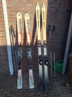 2 paar ski's met stokken, Ophalen, 160 tot 180 cm, Carve, Skiën