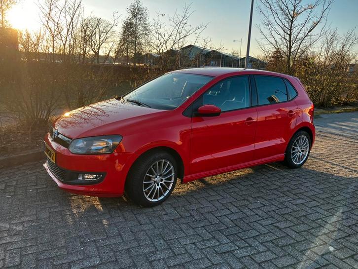 Volkswagen Polo 1.2 TDI 55KW BM 2011 Rood, Auto's, Volkswagen, Particulier, Polo, Diesel, A, Hatchback, Handgeschakeld, Origineel Nederlands