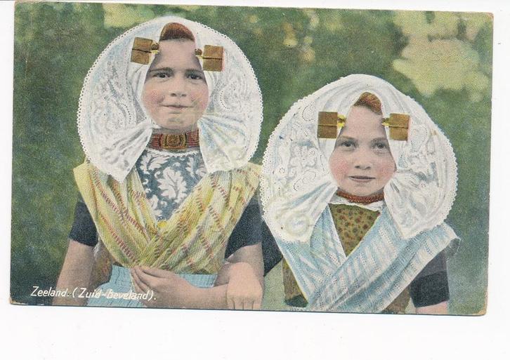 Zeeland - Zuid Beveland - Klederdracht [KRST009-0371, Verzamelen, Ansichtkaarten | Nederland, Gelopen, Zeeland, 1920 tot 1940