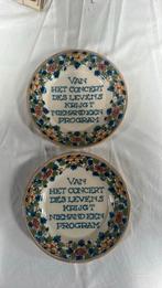 Antiek Makkum Tichelaar aardewerk wandborden, Antiek en Kunst, Antiek | Keramiek en Aardewerk, Ophalen of Verzenden