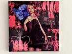 Kate Moss | hoogglans wanddecoratie | 60 x 60 cm |, Gebruikt, 50 tot 75 cm, Overige typen, Ophalen of Verzenden