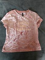 Roze velvet H&M crop top maat M, Kleding | Dames, T-shirts, Maat 38/40 (M), H&M, Ophalen of Verzenden, Zo goed als nieuw