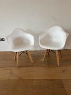 Kinderstoelen, Huis en Inrichting, Stoelen, Kunststof, Gebruikt, Twee, Wit