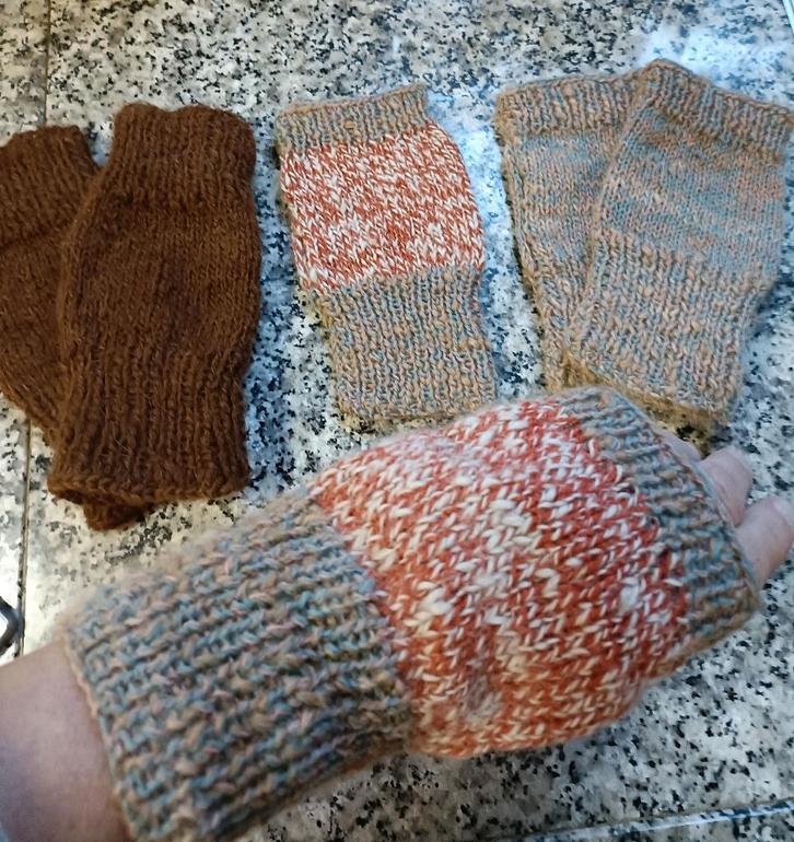 ALPACA wollen polswarmers vingerloze wanten goveletty, Kleding | Dames, Mutsen, Sjaals en Handschoenen, Nieuw, Handschoenen, Maat 38/40 (M)
