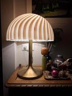 Prachtige grote vintage mushroom lamp swirl, Huis en Inrichting, Lampen | Tafellampen, Ophalen, Zo goed als nieuw, Minder dan 50 cm