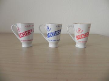 Becher's liqueur Tsjechische shotglaasjes Karlovy Vary beschikbaar voor biedingen