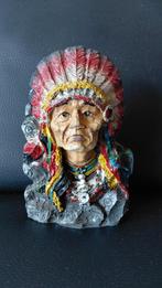 Indianen Beeldje - Native American Chief, Antiek en Kunst, Ophalen of Verzenden