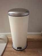 Ikea Mjosa Afvalemmer - wit, 30 liter, Ophalen, Gebruikt, Met pedaal, 50 tot 75 cm