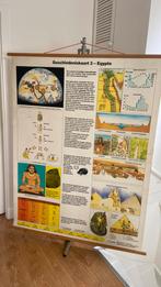Grote schoolkaart Geschiedenis kaart 3- Egypte, Antiek en Kunst, Ophalen, Geschiedenis