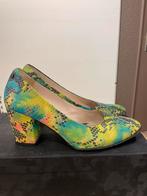 Floris van Bommel leren groene pythonprint pump maat 41, Pumps, Floris van Bommel, Ophalen of Verzenden, Zo goed als nieuw