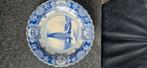 Delfts Blauw bord "KNZ HENGELO" vm AKZO. 36 CM, Antiek en Kunst, Ophalen