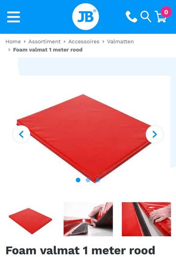 valmat springkussen, valmat springkasteel, foam valmat beschikbaar voor biedingen