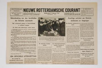 27 februari 1941 - Nieuwe Rotterdamsche Courant | Heruitgave beschikbaar voor biedingen