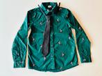 Z.g.a.n. Kerstblouse en stropdas Takkie 122/128, Kinderen en Baby's, Kinderkleding | Maat 122, Overhemd of Blouse, Ophalen of Verzenden
