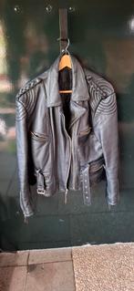 Leren motorjas, Ophalen of Verzenden, Gedragen, Maat 46/48 (XL) of groter, Zwart