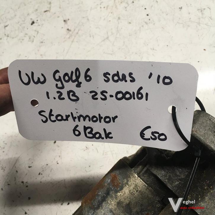 Vw Golf 6 1.2 B 6 bak handgesch. kleurcode LC9X 2010 2500161, Auto-onderdelen, Motor en Toebehoren, Gebruikt, Ophalen of Verzenden