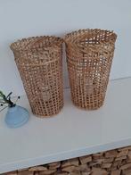 Rotan Windlichten Set, Ophalen, Zo goed als nieuw