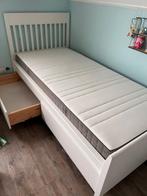 Ikea bed 200x80 cm inclusief matras, Ophalen, Eenpersoons, Wit, Zo goed als nieuw