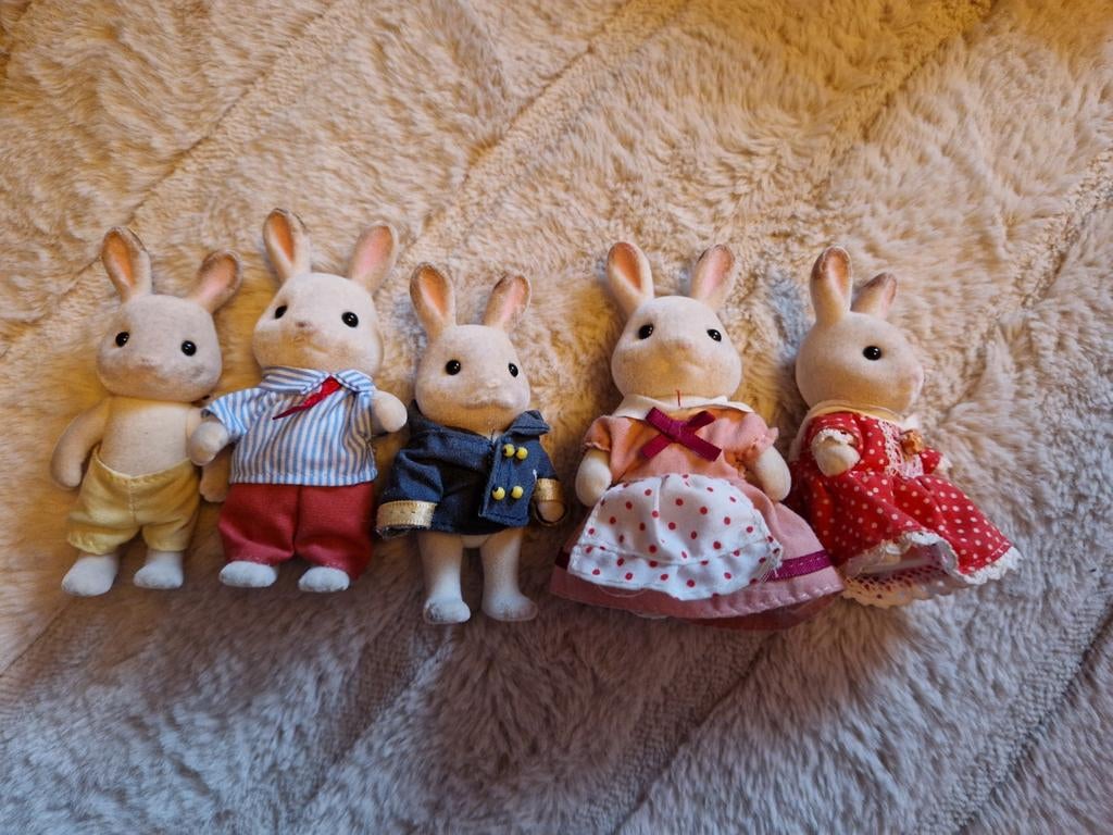 Sylvanian Families Konijnen Familie, Ophalen of Verzenden, Gebruikt, Overige typen