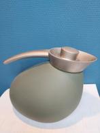 Thermoskan George Jensen olijfgroen, Ophalen of Verzenden, Zo goed als nieuw, Rvs, Pot, Bus of Blik