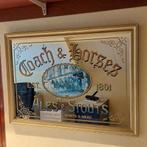 Vintage barspiegel Coach & Horses, 89x64 cm, Ophalen, Rechthoekig, 50 tot 100 cm, Minder dan 100 cm