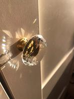 Glazen Diamant kastknop 💎 Gouden Flair 🌟, Nieuw, Ophalen of Verzenden, Restylen commode Ikea Hemnes PAX babykamer embrasse deurknop